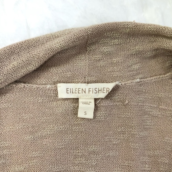 Eileen Fisher l Open cardigan Cream Oatmeal color - Picture 5 of 7